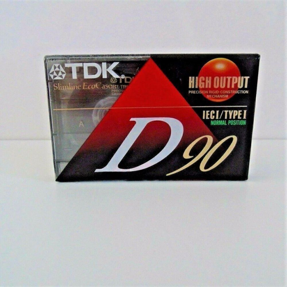 TDK 90 Minute Recordable Audio Cassette Tape